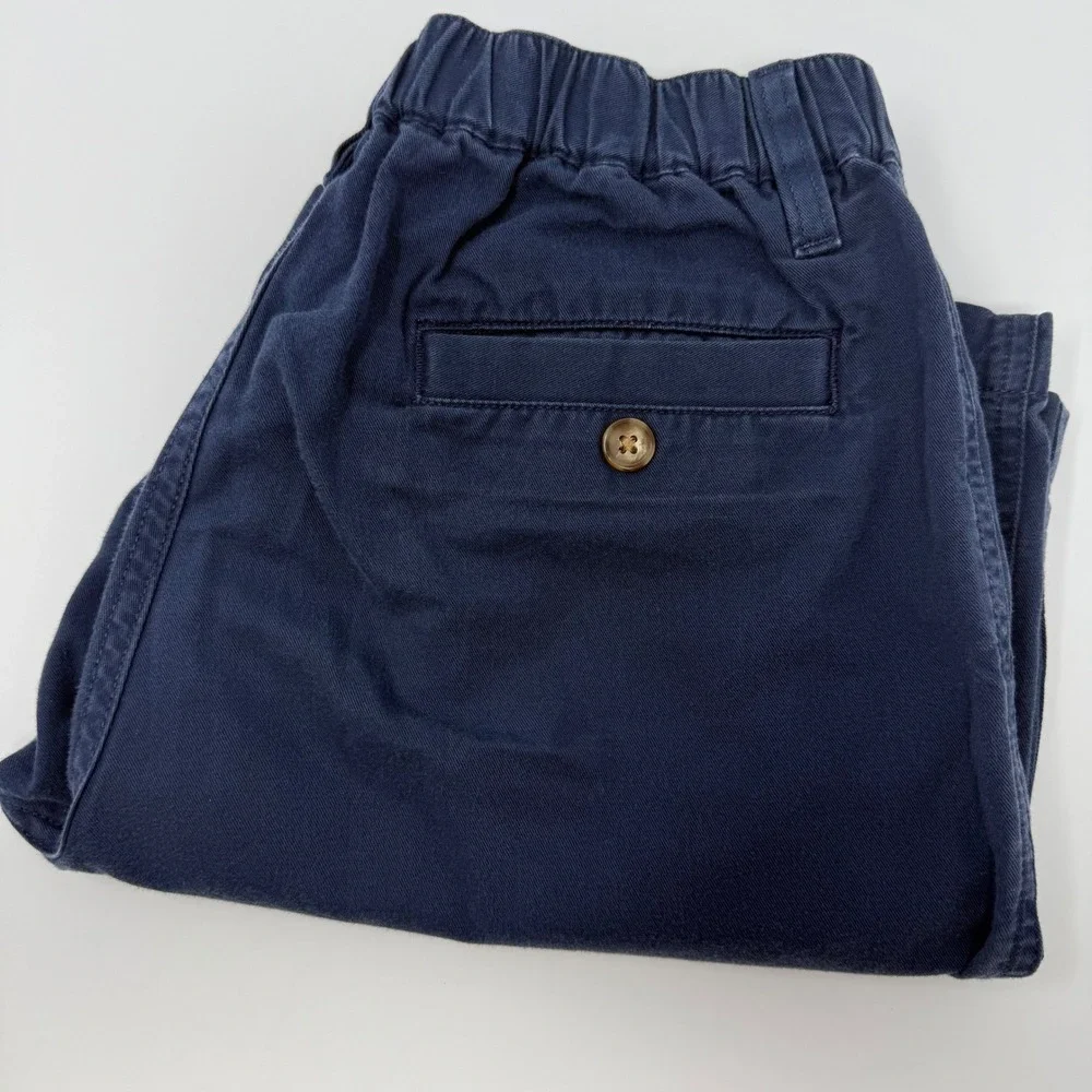 Chubbies The‎ Fleets Navy Blue Cotton Shorts Men's Small 9 Inch Inseam Elastic